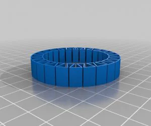 Leontinamy Customized Dual Flexible Name Bracelet 3D Models