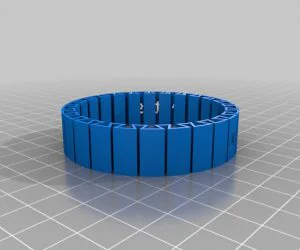 My Customized Flexible Name Bracelet 3D Models