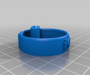 My Customized Flexible Name Bracelet Full Version 3D Models