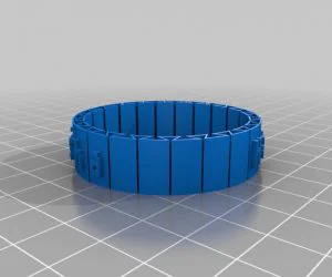 My Sister’S Customized Flexible Name Bracelet 3D Models