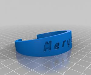 Sm Pff Bracelet Embossed 3D Models