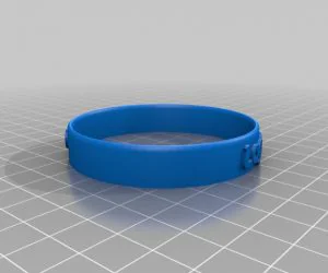 My Customized Flexible Natogether Against Corona Wrist Bandme Bracelet Full Version 3D Models