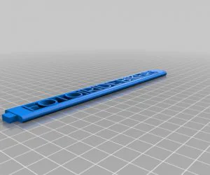 My Customized Flexible Name Bracelet Full Version 3D Models