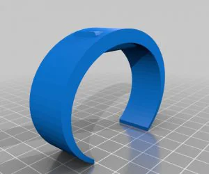 My Customized Dual Flexible Name Bracelet 3D Models