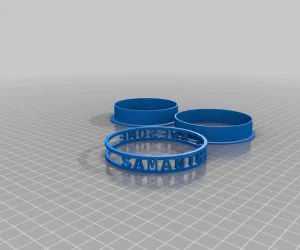 My Customized Flexible Name Bracelet 3D Models