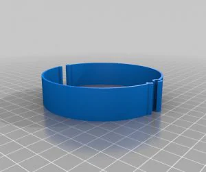 My Customized Flexible Name Bracelet 3D Models