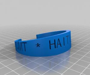 Kento Customized Pattern Bracelet 3D Models