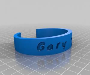 My Customized Cause Bracelet 6481 3D Models