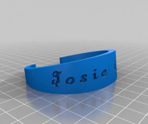 My Customized Parametric Bracelet 3D Models