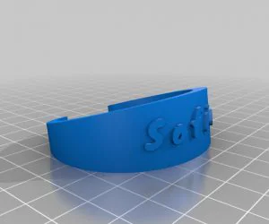 Rupa Flexible Name Bracelet 3D Models