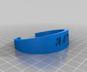 Bracelet “Hic Semper Tecum” 3D Models