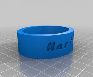 My Customized Flexible Name Bracelet 3D Models