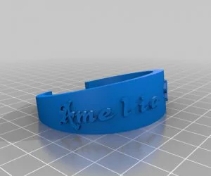 Mhk Braille Bracelet 3D Models