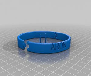 My Customized Flexible Name Bracelet Aw 3D Models