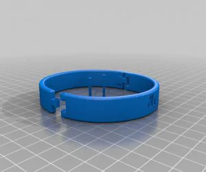 My Customized Flexible Name Bracelet 3D Models