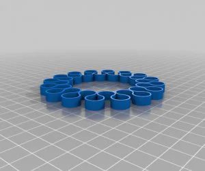 My Customized Dual Flexible Name Bracelet 3D Models