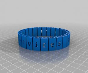 My Customized More Stretchlet Bracelet 3D Models