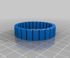 My Customized Tri Function Bracelet 3D Models
