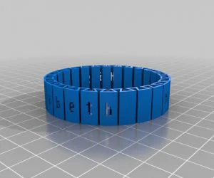 My Customized Fitbit Flex Arc Band 3D Models