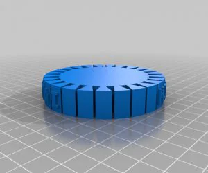 My Customized Dual Flexible Name Bracelet 3D Models