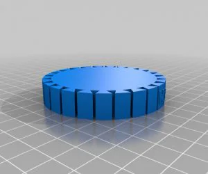 Customized Flexible Name Bracelet For 3D Printing Class Assignment 3D Models