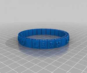 My Customized Bracelet 3D Models