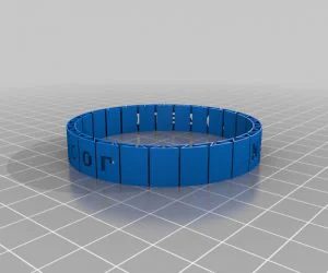 Be Kind Bracelet 3D Models