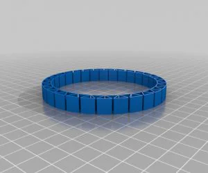 Flexible Name Bracelet2 3D Models