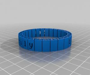 Devin’S Curvy Bracelet 2 3D Models