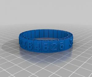 My Customized Bracelet 3D Models