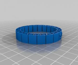 My Customized Ellipse Message Band 3D Models