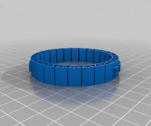 3D Arts Inc. Flexible Bracelet 3D Models