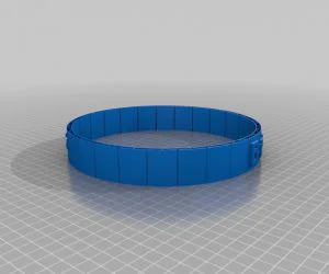 My Customized Customisable Replacement Watch Strap Keeper 3D Models