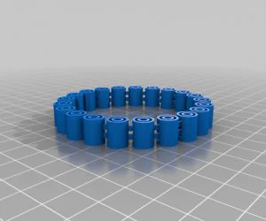 Luke Dukem 2 Flexible Name Bracelet 3D Models