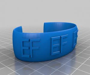 Flexible Bracelet E.Tech 3D Models
