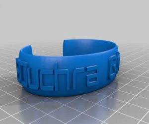 Www.3Darts.Ca Flexible Bracelet 3D Models