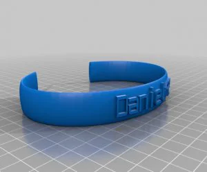 Bracelet W Alexis Name 3D Models