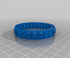 Bracelet With Police Badges 3D Models