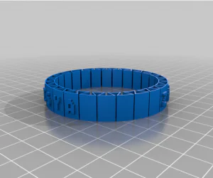 My Customized Bracelet Makervdf Bracelet 3D Models