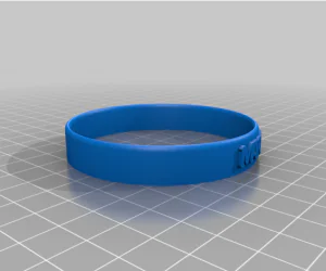 My Customized Circular Band Bracelet 2 3D Models