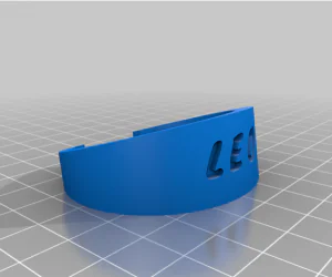 My Customized Flexible Name Bracelet 3D Models