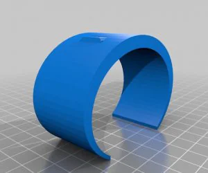 My Customized Flexible Name Bracelet 3D Models