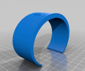 My Customized Dual Flexible Name Bracelet 3D Models