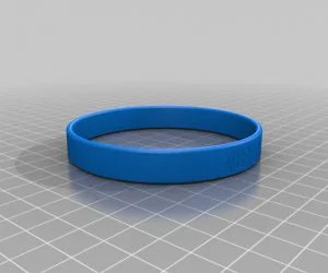 My Customized Flexible Name Bracelet 3D Models