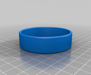 My Customized Flexible Name Bracelet Full Version 3D Models