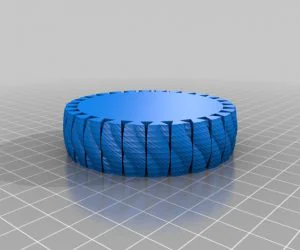 My Customized Dual Flexible Name Bracelet 3D Models