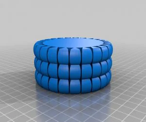 My Customized Circular Band Bracelet2 3D Models