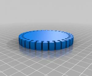 My Customized Ellipse Message Band 3D Models