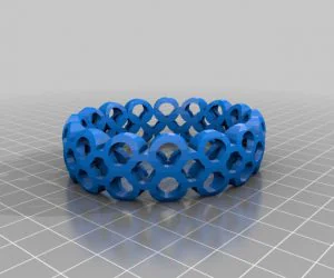 Caitlin Flexible Name Bracelet 3D Models
