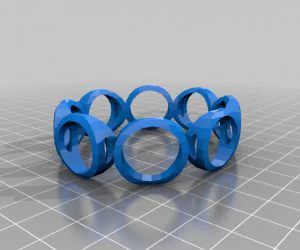 My Customized Flexible Name Bracelet 3D Models